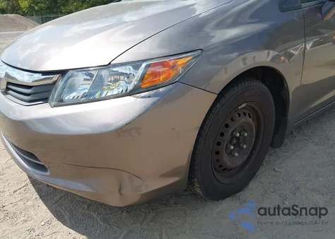 2012 Honda Civic Lx z USA, uszkodzony, nr VIN 19XFB2F52CE015162